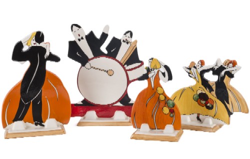 Jazz Figures by Clarice Cliff